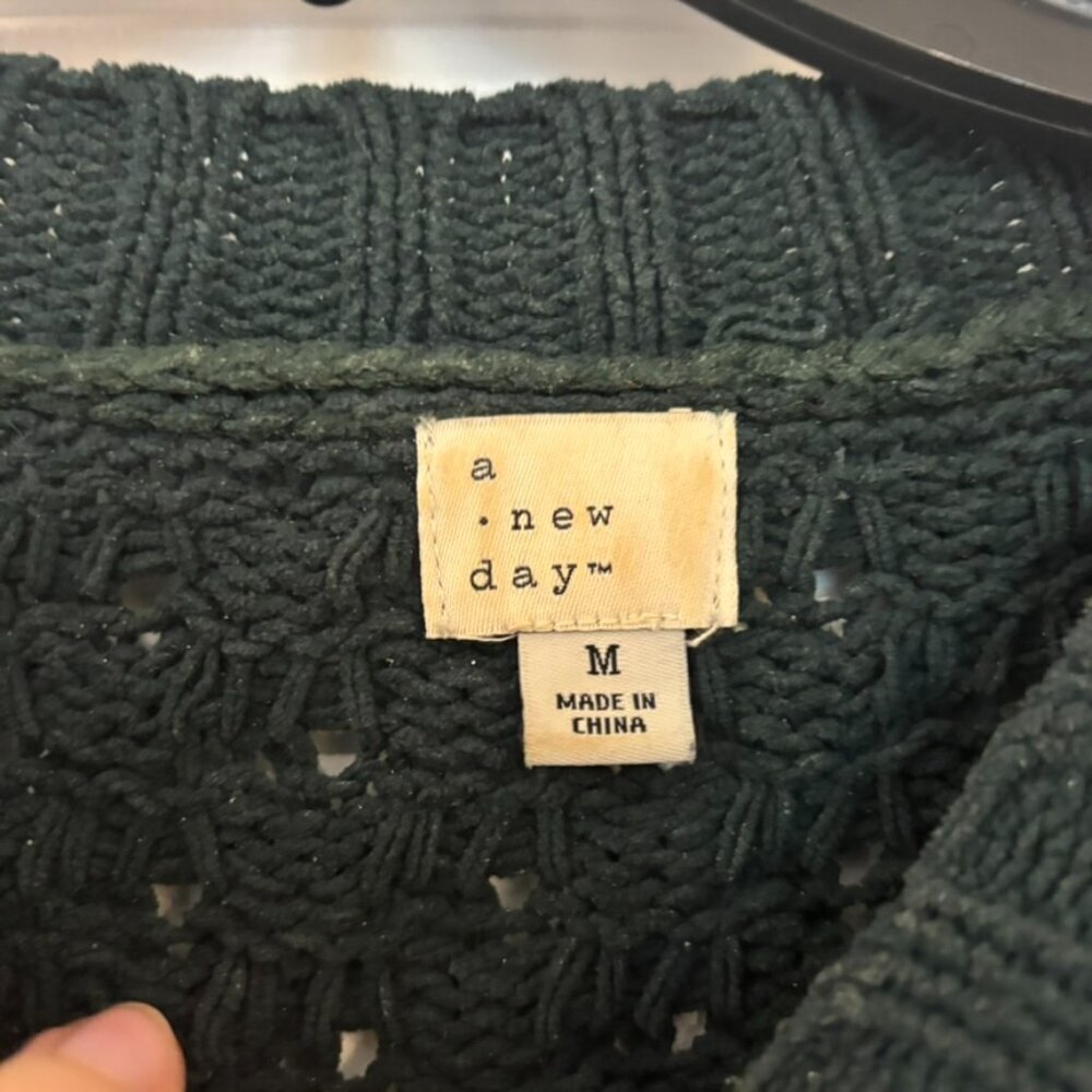 Target A New Day Emerald Green Mick Neck Sweater - Picture 7 of 8